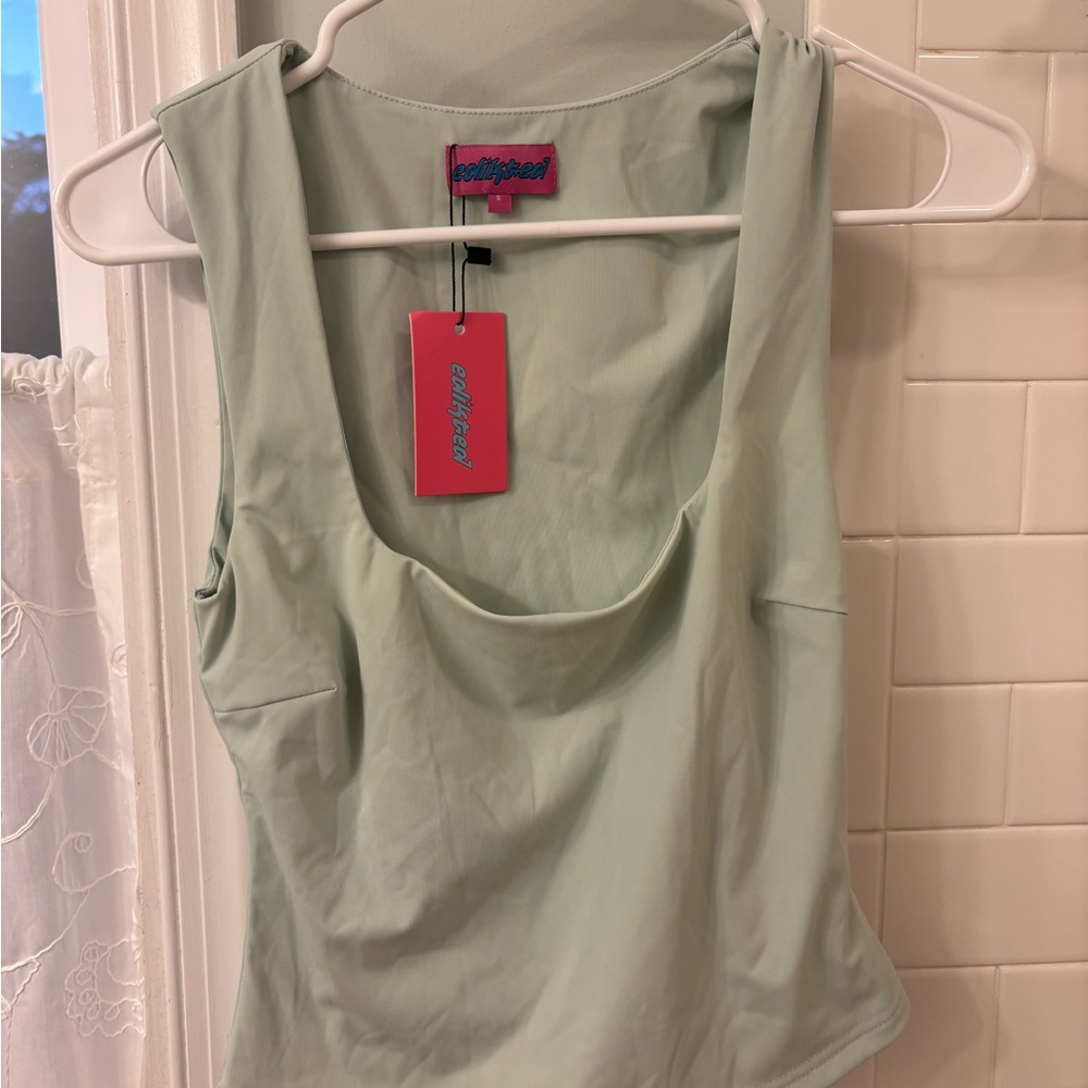 Edikted Mint Green Women's Top